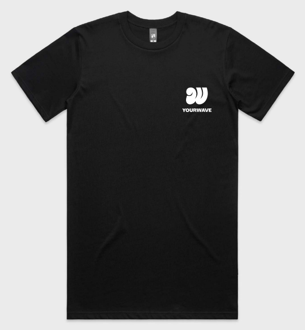 Custom Waves T-shirt Black - XL